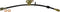 Dorman H621024 Front Driver Side Brake Hydraulic Hose Compatible with Select Ford / Lincoln Models...