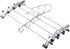 Tosnail 15 Pack Stackable Skirt Pants Clothes Hangers with Non-Slip Clips, Add-On Hangers, Cascading Hangers Space Saving Closet Organizer...
