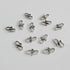 20 pcs S Shape Hooks Accessories Jewelry Leather Cord Ropes Crimp End Pendant Pinch Clasp Bails Choker Necklace Beads Connector Bracelet Charms Bu...