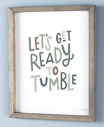 The Lakeside Collection Lets Get Ready to Tumble - Decorative Novelty Laundry Room Sign...