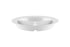 G.E.T. ?CP-530-W-EC Heavy-Duty 3 Compartment Plastic Divided Compartment Plates, Deep Sided, 9", White (Set of 4)...