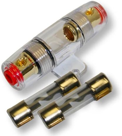 IMC Audio 100 Amp Inline AGU Fuse Holder Fits 4 8 10 Gauge Wire...