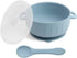 Little On Essentials Baby Silicone Feeding Set - Suction Bowl with Lid and Spoon, BPA Free, Microwave, Dishwasher and Freezer Safe, Rose Pink, 3pc...