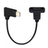 chenyang USB 3.1 Gen 2 10Gbps USB C Male to Female 90 Degree Right Angled Fast Charging Data Video Transfer Extension Cable with Panel Mount Hole ...