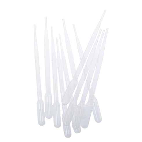 100Pcs Transfer Graduated Pipettes, 3ml Liquid Dropper, Plastic Eye Dropper Set, Clear Dropping Pipettes for Science and Lab, Essential Oils...