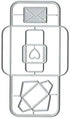 1Pc Silver Simple Heart Box Frame Metal Cutting Dies for Card Making Kit Embossing Paper Die Cuts Sets Scrapbooking Machine Stencils Storage Pocke...