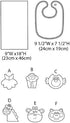 McCall's Patterns M6478 Bibs and Burp Cloths, One Size Only...