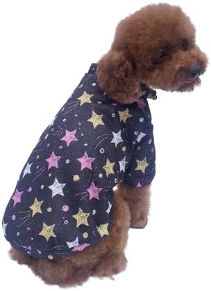 Small Dog Clothes for Boys Boys Girls Dog Shirts Galaxy Cat Sweater Pet Outfit Puppy Clothing (X-Large)...