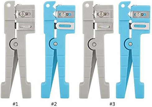 YWBL-WH Fiber Optic Coaxial Cable Stripper Coaxial Cable Stripping Cutter Tool for Stripping Simplex Fiber...