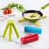 3/Pack Foldable Silicone Trivets, FENGCHEN Folding Trivets, Non-Slip Collapsible Cross Compact Design Expandable Silicone Pot Holder,Gray...