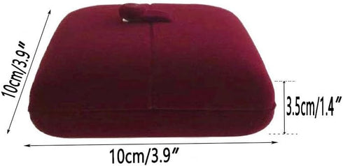 Dark Red Maroon Premium Quality Velvet Jewelry Box Present Case for Brooch Pin Wedding Birthday Present Packaging...