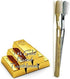 55Dental Gold Toothbrush | Tynex bristle | Medium Soft | 18K Gold Plated Toothbrush...