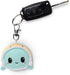 TeeTurtle | Plushie Charm Keychain | Happy Brown Shell Turtle...