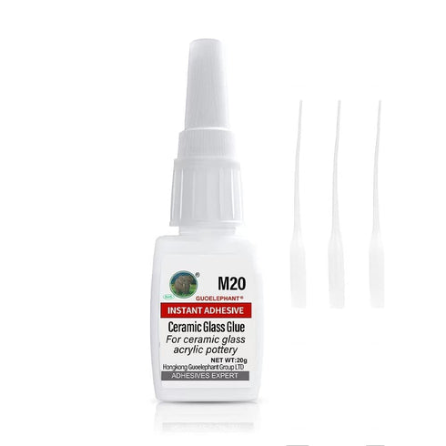 Heavy Duty Ceramic Glue, Glue for Glass, Instantly Strong Adhesive for bonding Ceramic, Glass, Pottery, Porcelain, Tile, Mug, Metal, Leather, Plas...