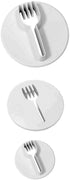 PME Honeysuckle Cutters, Set of 3, White, 5 x 5 x 5 cm...