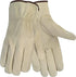 MCR Safety 3215M Economy Grade Unlined Cow Grain Leather Driver Men's Gloves with Keystone Thumb, Cream, Medium, 1-Pair,12...