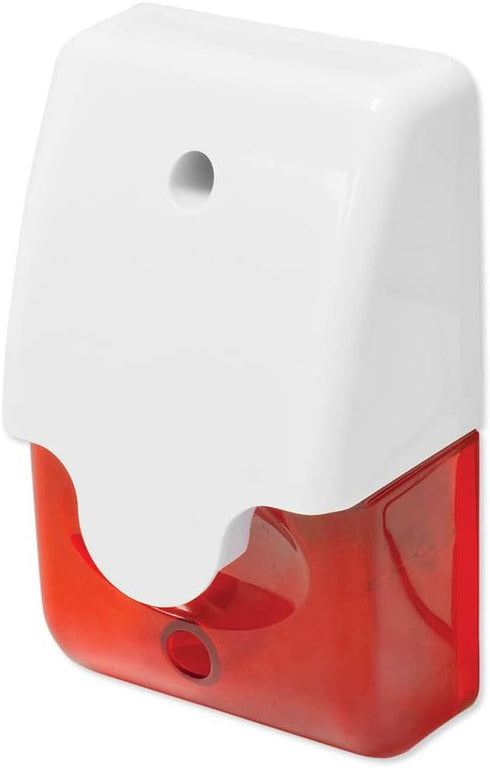 Seco-Larm Indoor/Outdoor 110dB Mini Siren w/ Red Strobe...