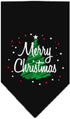 Mirage Pet Products Scribble Merry Christmas Screen Print Bandana for Pets, Small, Yellow...