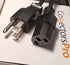 1 Foot 4 Pack Universal Short Power Cable Cord 18 AWG - 12 Inches IEC320 C13 to NEMA 5-15P, 4-Pack...