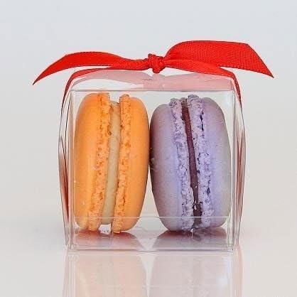 25 Sets of Clear Macaron Boxes for 2 Macarons ($1.00 Per Set of Macaron Box)...