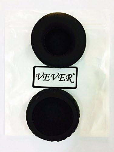 VEKEFF Replacement Ear Pads Earpad Ear Cups Ear Cover Cushions for Monster DNA On-Ear Headphones (Black)...