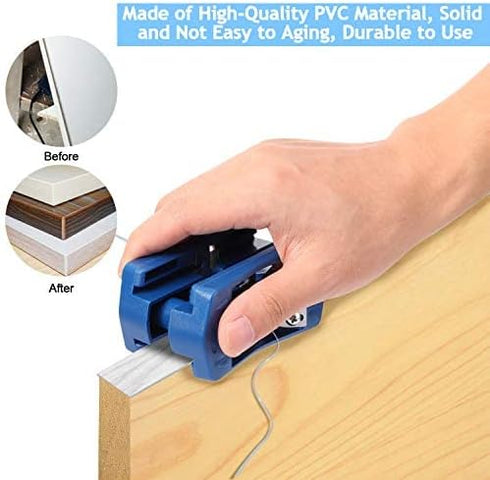 Banding Trimmer, Edgeband Cutter Tools Trimmer for Plywood Melamine Wood Double Veneer Trimmer Cabinet Wood Trimming Woodworking Tool Fit Width Ra...