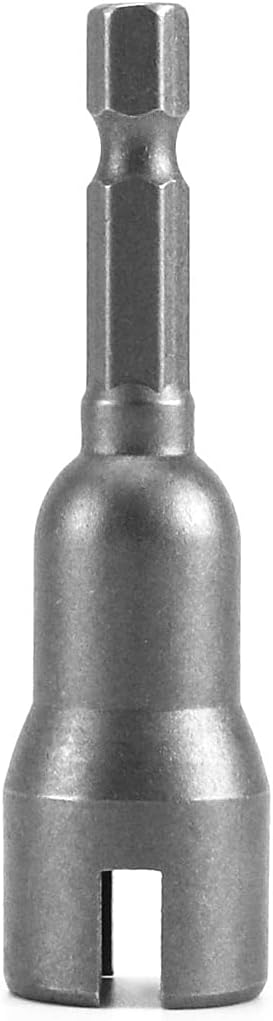 QWORK Wing Nut Driver, 2 Pack, Power Wing Nut Drill Bit Socket Tool with 1/4 Quick Connect Hex Shank, for Panel Wing Nuts, Screws Eye C Hook...