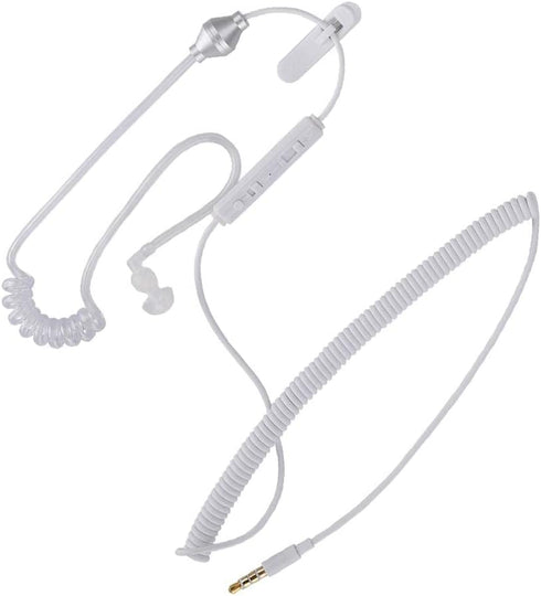 Earphone,Wireless Bluetooth Monaural 3.5mm Headphone Air Tube in Ear Antiradiation Earphone Stereo Headset,Flexible and...