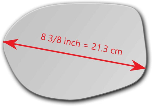 New Replacement Mirror Glass with Full Size Adhesive for 2014-2017 Honda Odyssey Driver Side View Left LH...