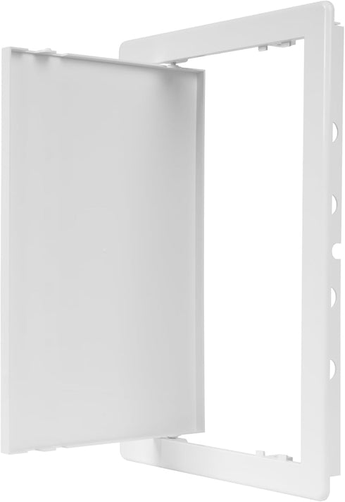 8" x 12" White Plastic Access Panel. Service Shaft Door Panel. Plumbing, Electricity, Heating, Alarm Wall Access Panel for Drywall. Bathroom Servi...