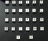 Honbay 78PCS Metal Silver Letters Alphabet Cube A-z Cube Spacer Beads Cub 7mm...
