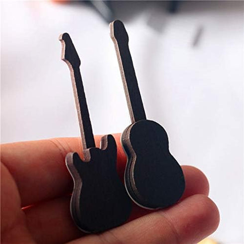 NWFashion 2PCS Musical Instruments Guitar/Beth Dollhouse Miniature Accessories Toy Set...