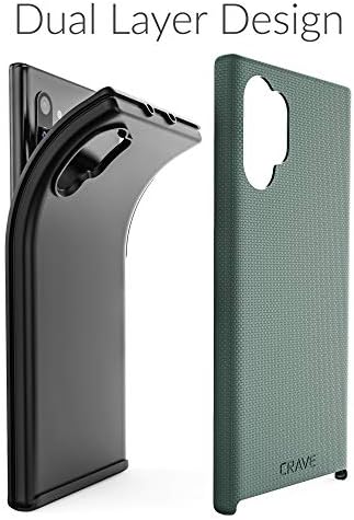 Crave Note 10+ Case, Dual Guard Protection Series Case for Samsung Galaxy Note 10 Plus - Forest Green...