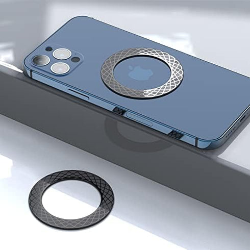 Universal Magnetic Ring, Magnetic Adapter Ring,Magnet Sticker Compatible with Magsafe Accessories & Wireless Charging for iPhone 15/14/13/12 Serie...