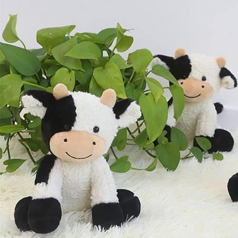 9 inches Cow Stuffed Animal Soft Plush Cute Cow Doll for Boys Girls...