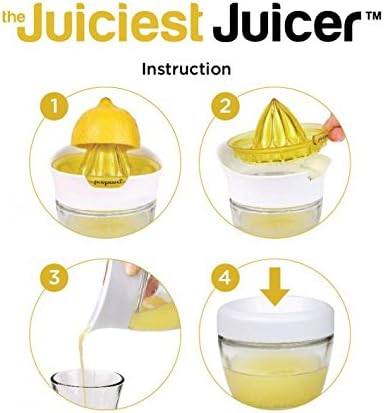 Prepara The Juiciest Juicer, White/Yellow...