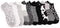 MUK LUKS Women's 10 Pack Low Cut Socks, Black/White, OS...