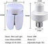 E27 LED Bulb Fan Blade Timing Lamp AC85-265V 28W Foldable Led Light Bulb Lampada for Home Ceiling Light with Remote Controller (Only Fan Bulb)...