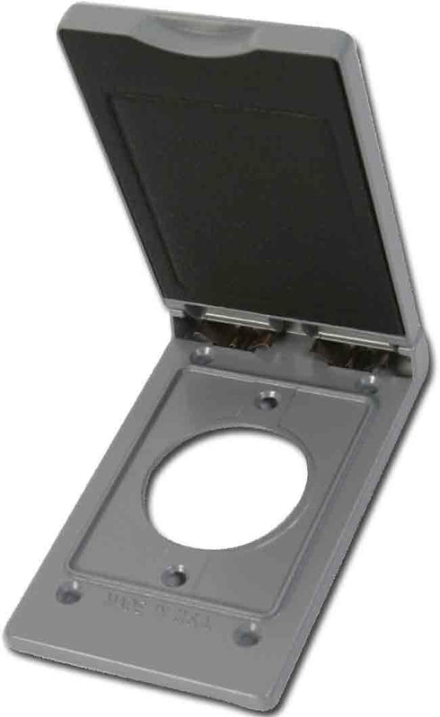 Greenfield C1.6VPS Series Weatherproof Electrical Outlet Box Cover, Gray...