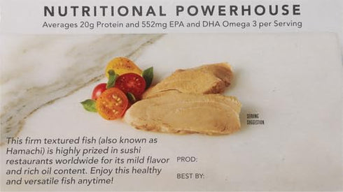 Wild Planet Wild Yellowtail Fillets in Organic Extra Virgin Olive Oil, Skinless & Boneless, Tinned Fish, Sustainably Wild-Caught, Non-GMO, Kosher,...