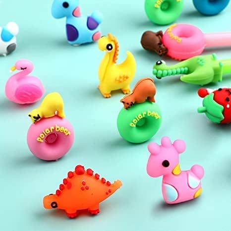 SANNIX 20 Pieces Cartoon Cute Gel Ink RollerBall Pens Bulk Assorted Styles Novelty Writing Pen for Kids Gift School Office Home Supplies Present...