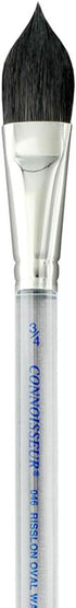 Connoisseur Brush Risslon W/C Oval Mop .75"...
