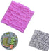 2 Pieces Rock Texture Silicone Lace Mold, Food Grade Cake Molds, Candy, Icing, Biscuit Decor, Chocolate,Polymer Clay Fondant Snow Cake Decorating ...