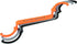 Klein Tools 50900R Conduit Lockout Wrench Set, Tighten and Loosen Locknuts in Tight Spaces, 1/2, 3/4 and 1-Inch, Offset Bends, 3-Piece...