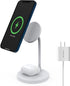 Techsmarter 2-in-1 Magnetic Wireless Charging Stand with 20W USB-C Wall Charger & 5ft USB-C Cable. Compatible with iPhone 12, 13, 14 and headphone...