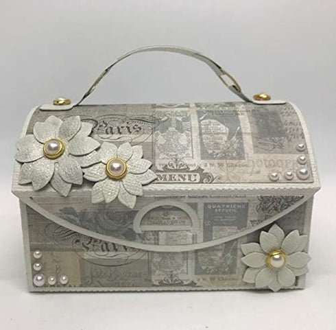 KSCRAFT Lunch Box Happy Mail Favor Bag Metal Cutting Dies Stencils for DIY Scrapbooking/Photo Album Decorative Embossing DIY Paper Cards...