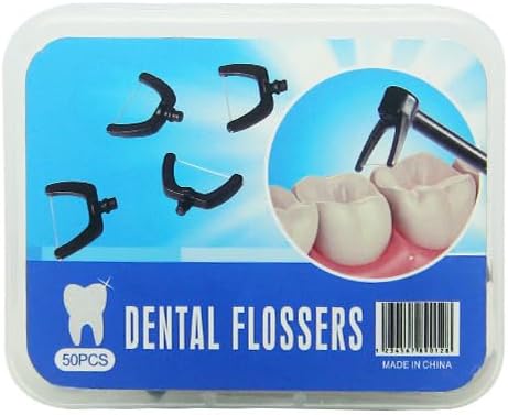 Electric Vibration Dental Flosser Replacement Heads - 50 Pack - Compatible with Electric Vibration Dental Flosser, Waterproof and Durable Refills ...