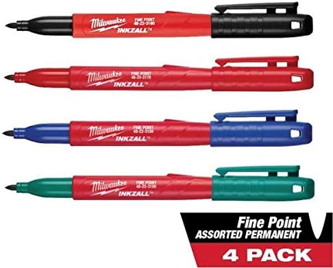 Inkzall 4PK Fine Marker...