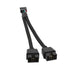 Motherboard 9pin USB2.0 to Dual 9pin Extension Cable, 9pin to 2 * 9pin Splitter Cable Cord, Motherboard USB 9Pin Header Cable, Black......