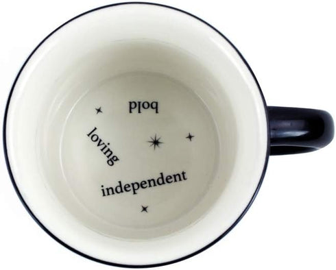 SAGITTARIUS Ceramic Mugs - 13.5 oz Coffee & Tea Mug, Astrology Horoscope Cups with Personality Traits Revealed Inside, November & December Birthda...